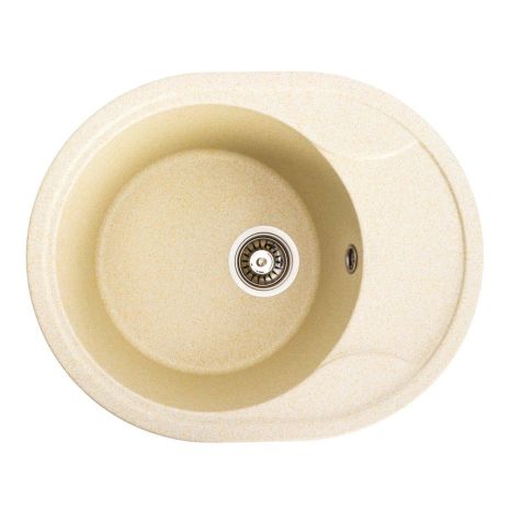 Кухонная гранитная мойка VALESO ONYX 5847, матовая, цвет Песок