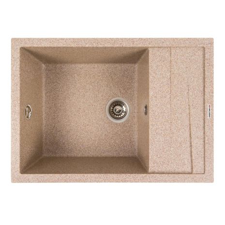 Кухонная гранитная мойка VALESO CASCADA 7050 матовая Карамель