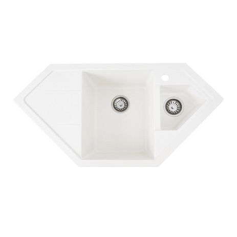 Мойка грани́тная для кухни VALESO 9950 PANDORA матовая белоснежная