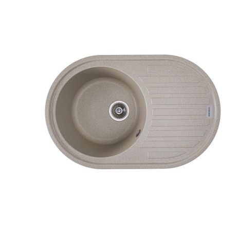 Кухонная гранитная мойка VALESO LIRA 7750 матовая Сафари