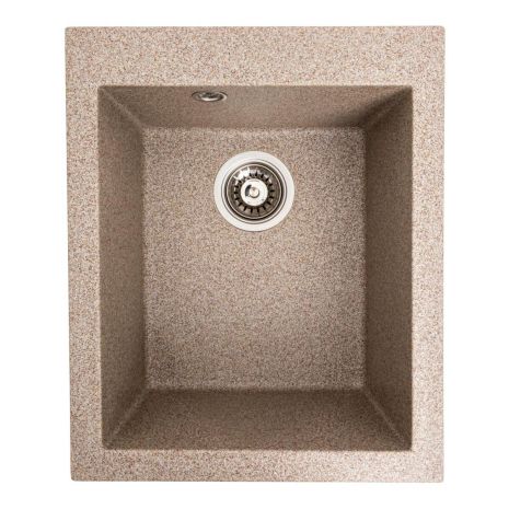 Кухонная гранитная мойка VALESO 4150 SOKIL матовая (карамель)