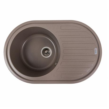 Гранитная кухонная мойка VALESO LIRA 7750 матовая Дюна