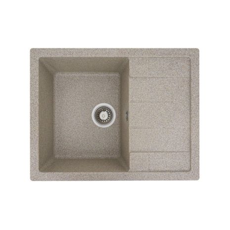 Кухонная гранитная мойка VALESO INTENSO 6550 матовая карамель