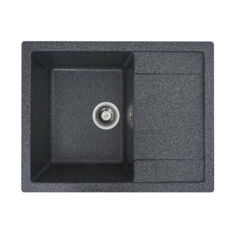 Гранитная мойка VALESO INTENSO 6550 матовая Графит для кухни