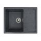 Гранитная мойка VALESO INTENSO 6550 матовая Графит для кухни