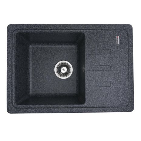 Гранитная кухонная мойка VALESO LIANA 6243 матовая Графит