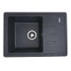Гранитная кухонная мойка VALESO LIANA 6243 матовая Графит Гранитная кухонная мойка VALESO LIANA 6243 матовая Графит