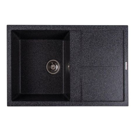 Гранитная раковина для кухни VALESO SELENA 7950 матовая Графит