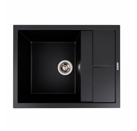 Мойка для кухни VALESO LOTOS 6550 гранитная матовая Черная