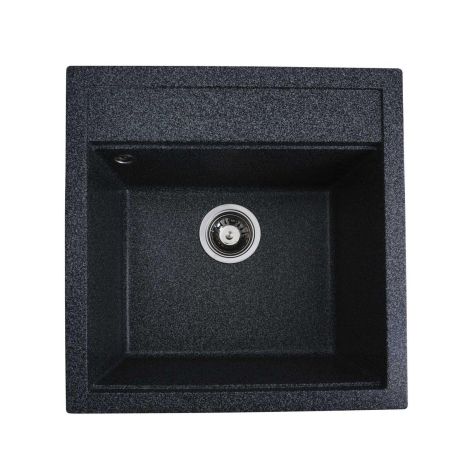 Кухонная гранитная мойка VALESO FIESTA 5149, матовый графит