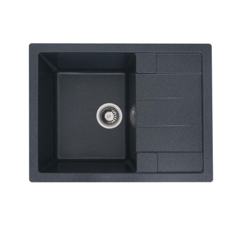 Гранітна мийка VALESO INTENSO 6550 для кухні, Антрацит, матова