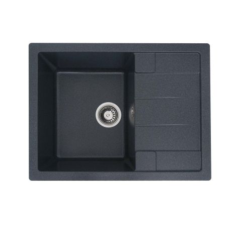 Кухонная мойка из гранита VALESO INTENSO 6550, матовая антрацит Кухонная мойка из гранита VALESO INTENSO 6550, матовая антрацит