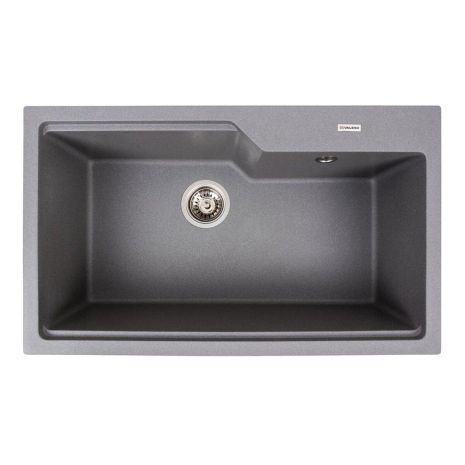 Гранитная кухонная мойка VALESO NIKA 7545, матовая Серый муссон Гранитная кухонная мойка VALESO NIKA 7545, матовая Серый муссон