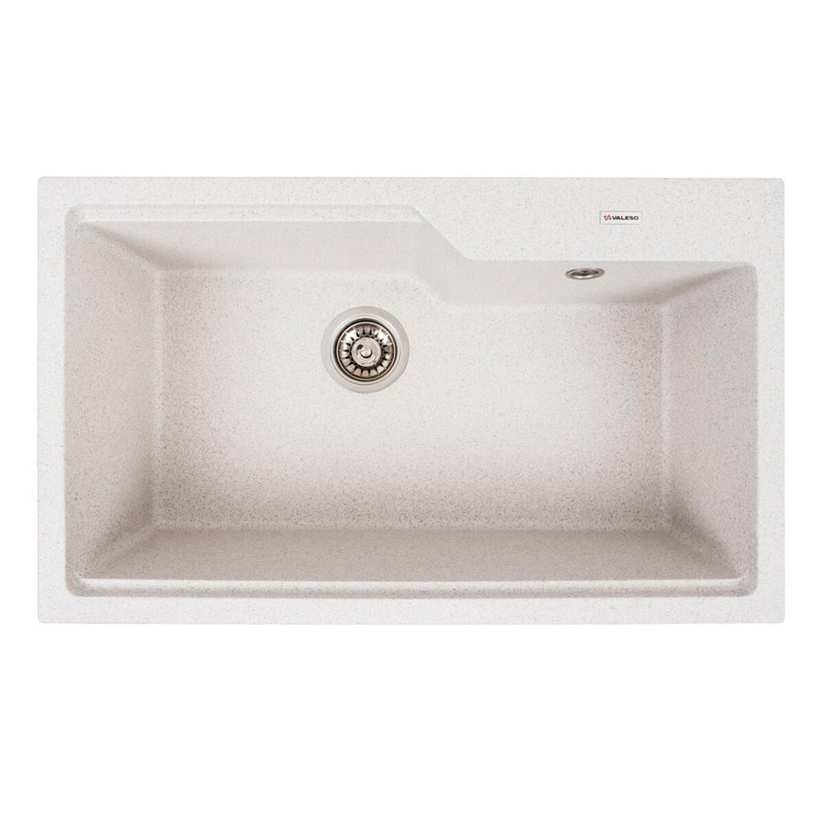 Кухонна гранітна мийка VALESO NIKA 7545 матова Топаз Кухонна гранітна мийка VALESO NIKA 7545 матова Топаз
