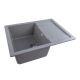 Кухонная мойка из гранита VALESO INTENSO 6550, матовая, серая