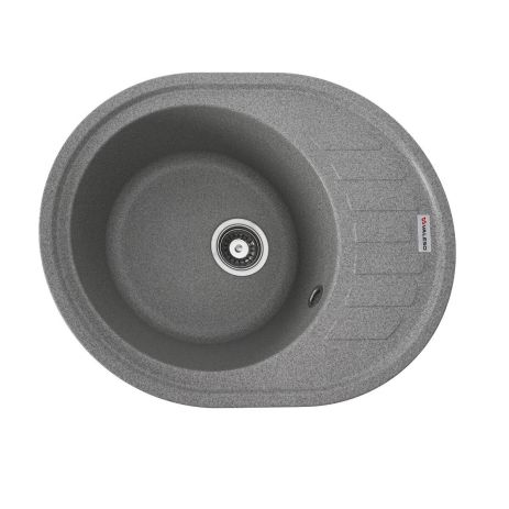 Кухонная гранитная мойка VALESO 6250 SOUL матовая Серая