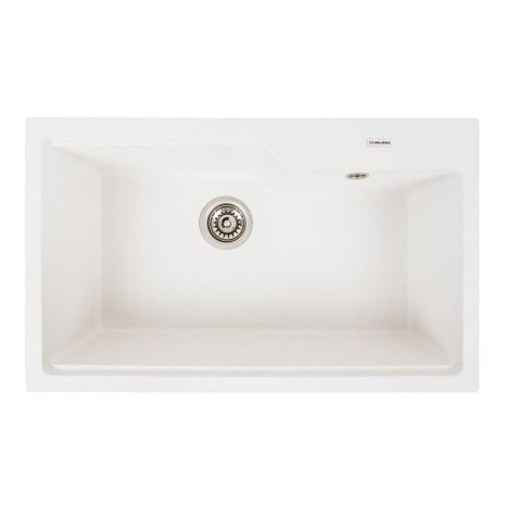 Мийка для кухні VALESO NIKA 7545 гранітна матова, Білосніжний