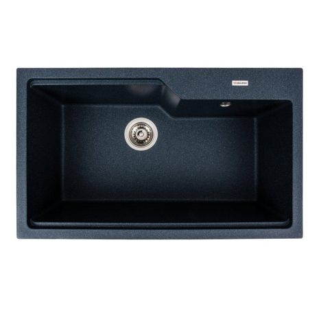 Гранитная кухонная мойка VALESO NIKA 7545 матовая, антрацит