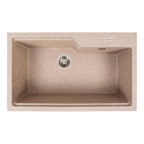 Кухонная мойка VALESO NIKA 7545 матовая Карамель из гранита Кухонная мойка VALESO NIKA 7545 матовая Карамель из гранита