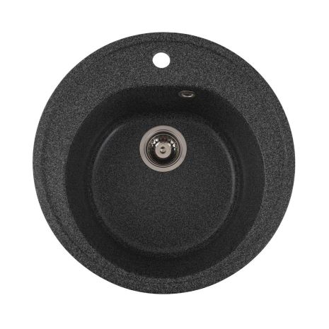 Гранитная мойка VALESO LUNA 510 матовая графитовая