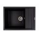 Кухонная мойка гранитная матовая 7050 CASCADA VALESO чёрная