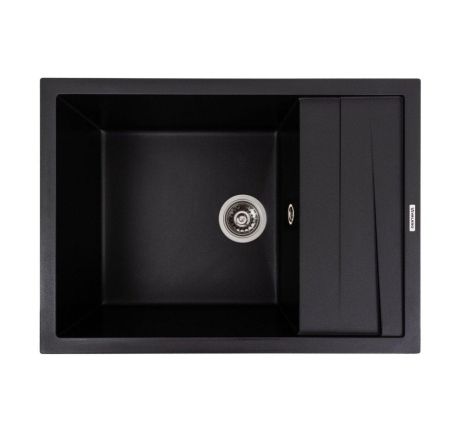 Кухонная мойка гранитная матовая 7050 CASCADA VALESO чёрная