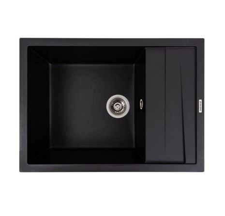Кухонная мойка гранитная матовая 7050 CASCADA VALESO чёрная