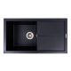 Черная матовая гранитная мойка для кухни VALESO SOLID 7843