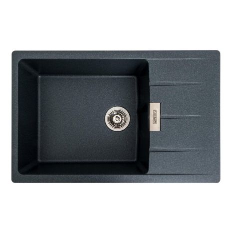 Кухонная гранитная мойка VALESO 7850 ROMA матовая (антрацит)