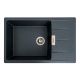 Кухонная гранитная мойка VALESO 7850 ROMA матовая (антрацит)
