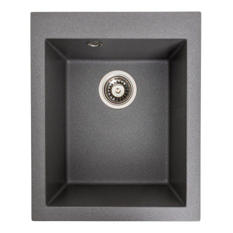 Кухонная гранитная мойка VALESO SOKIL 4150, матовая, Серый муссон