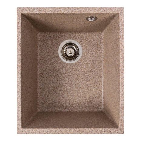 VALESO ROXY 3744 матовая кухонная гранитная мойка, цвет Карамель