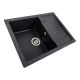 Гранитная кухонная мойка VALESO INTENSO 6550 матовая Карбон Гранитная кухонная мойка VALESO INTENSO 6550 матовая Карбон