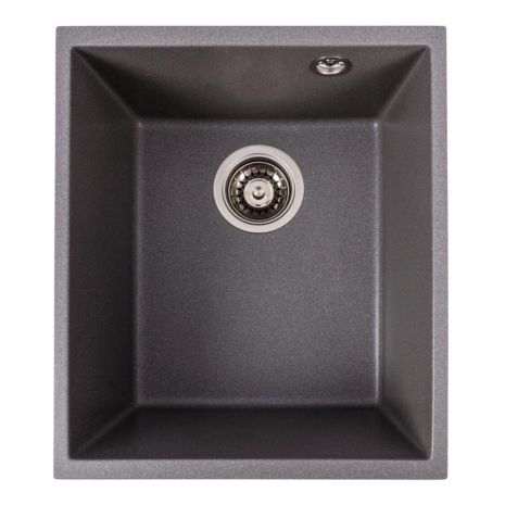 Кухонная гранитная мойка VALESO ROXY 3744, матовая Серый муссон Кухонная гранитная мойка VALESO ROXY 3744, матовая Серый муссон
