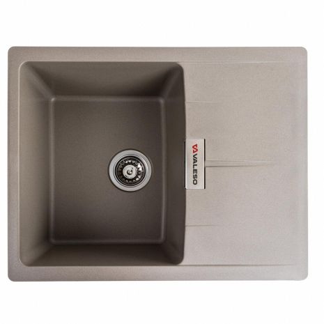 Гранитная мойка VALESO ZIRKONE 6250 матовая Титан