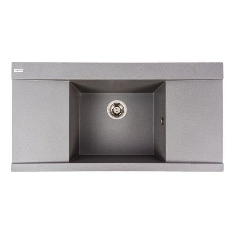 Кухонная гранитная мойка VALESO ATLAS 9651 матовая Серый муссон Кухонная гранитная мойка VALESO ATLAS 9651 матовая Серый муссон