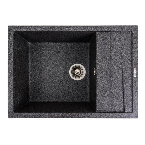Гранитная кухонная мойка VALESO CASCADA 7050 матовая, цвет Графит