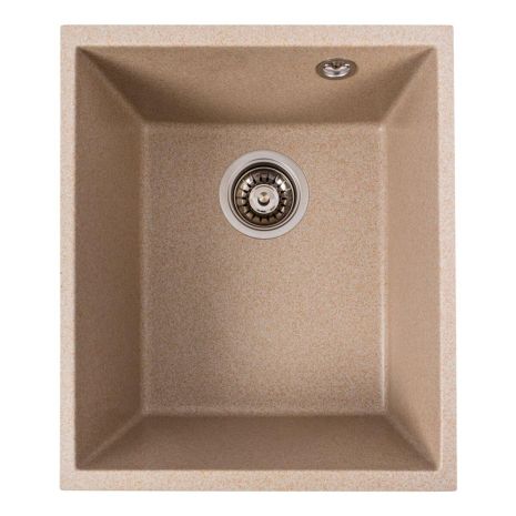 Мойка кухонная из гранита VALESO ROXY 3744, матовый Сафари