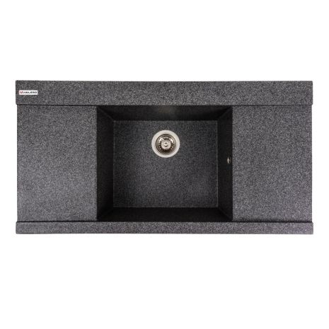Гранитная кухонная мойка VALESO ATLAS 9651 матовая Графит