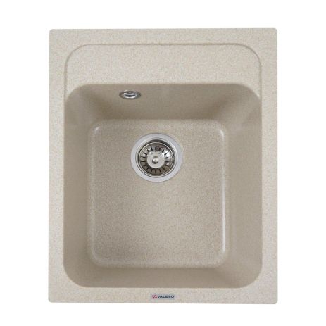 Кухонная гранитная мойка VALESO KORRADO 4050, матовая, цвет Сафари