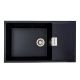 Гранитная кухонная мойка VALESO DIAMOND 8650 в матовом черном металлике Гранитная кухонная мойка VALESO DIAMOND 8650 в матовом черном металлике