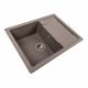 Гранитная кухонная мойка VALESO INTENSO 6550 матовая Дюна Гранитная кухонная мойка VALESO INTENSO 6550 матовая Дюна