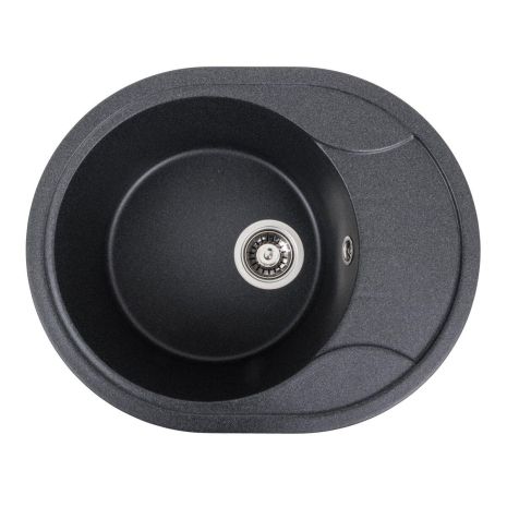 Кухонная мойка из гранита VALESO ONYX 5847 матовая Карбон