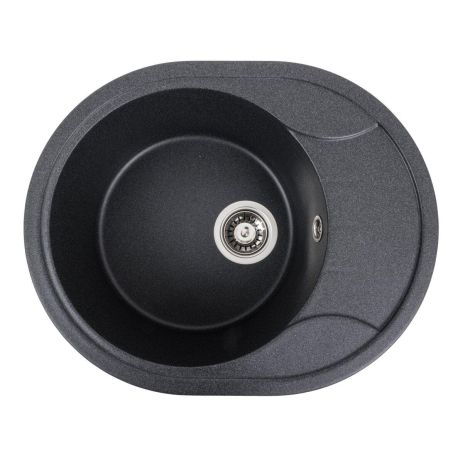 Кухонная мойка из гранита VALESO ONYX 5847 матовая Карбон