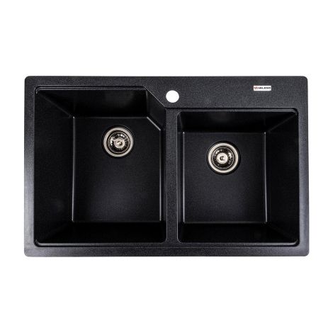 Мийка гранітна для кухні VALESO HARMONY 7850 матова Карбон