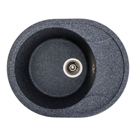 Гранитная кухонная мойка VALESO ONYX 5847, матовая, Графит