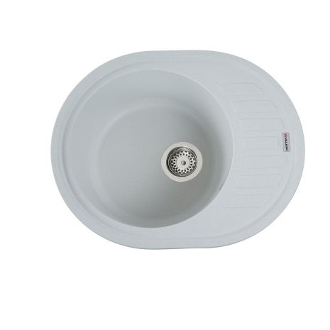 Гранітна кухонна мийка VALESO SOUL 6250 матова Білосніжна