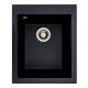 Гранитная кухонная мойка VALESO SOKIL 4150 матовая Черный металлик