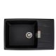 Кухонная мойка из гранита VALESO ROMA 7850, матовый черный