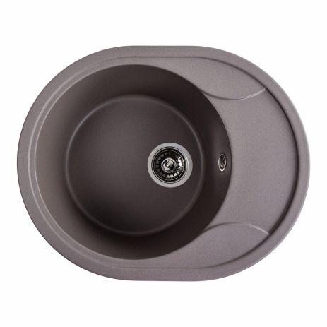 Гранітна мийка для кухні VALESO 5847 ONYX матова Дюна преміум